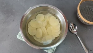 Batata chips na air fryer – Passo 3