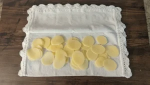 Batata chips na air fryer – Passo 4