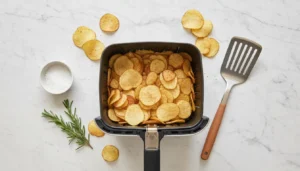 Batata chips na air fryer – Passo 7