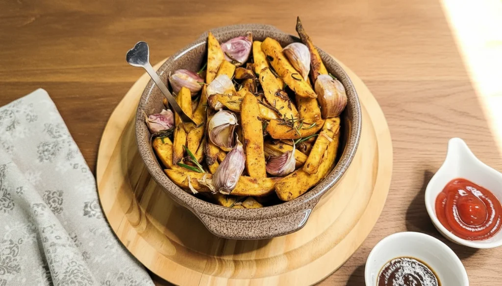 Batata-doce rústica na airfryer – Destaque