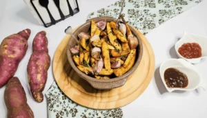 Batata-doce rústica na airfryer – Passo 5
