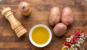 Batata frita crocante e sequinha – Passo 1