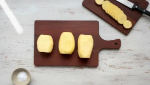 Batata frita crocante e sequinha – Passo 2