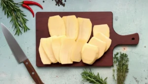 Batata frita crocante e sequinha – Passo 3