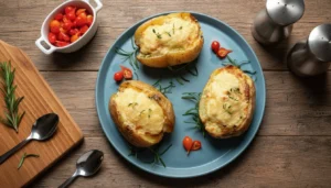 Batata rústica recheada na airfryer – Passo 9