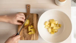 Batata sauté na air fryer – Passo 2