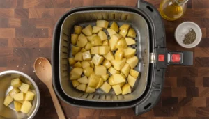Batata sauté na air fryer – Passo 4