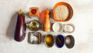 Berinjela no forno crocante – Passo 1