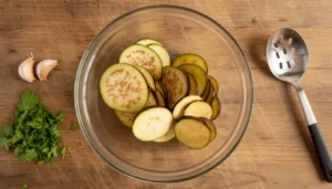 Berinjela no forno crocante – Passo 2