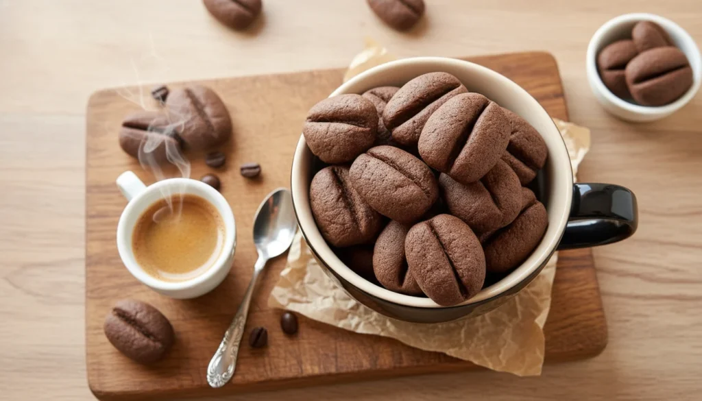 Biscoito amanteigado de café – Destaque