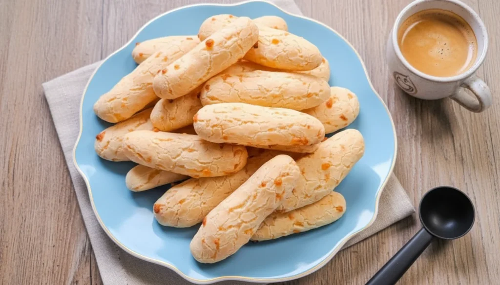 Biscoito de queijo com creme de leite – Destaque