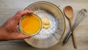 Biscoito de queijo com creme de leite – Passo 3