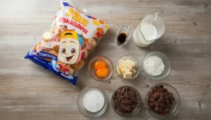 Bisnaguinha de chocolate – Passo 1