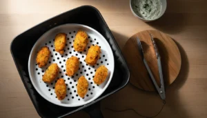 Bolinho de arroz assado na air fryer – Passo 6
