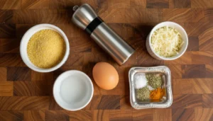 Bolinho de cuscuz assado – Passo 1