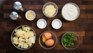 Bolinhos de couve-flor simples – Passo 1