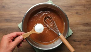 Bolo de chocolate fit na air fryer – Passo 4