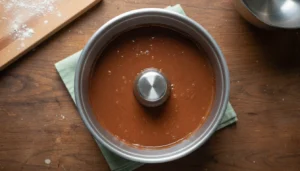 Bolo de chocolate fit na air fryer – Passo 5