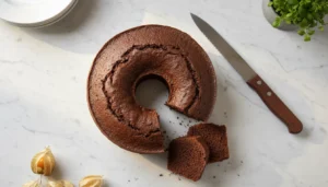 Bolo de chocolate fit na air fryer – Passo 7