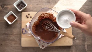 Bolo de chocolate zero açúcar – Passo 3