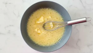 Bolo de fubá com coco simples – Passo 3