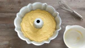 Bolo de fubá com coco simples – Passo 7