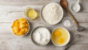 Bolo de laranja na air fryer – Passo 1