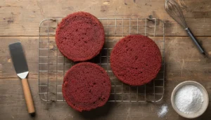 Bolo red velvet na airfryer – Passo 8