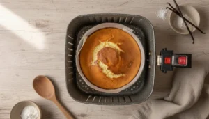 Bolo simples na air fryer – Passo 7