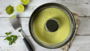 Bolo verde de limão – Passo 4