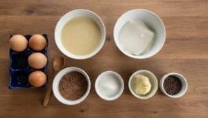 Brigadeirão na air fryer – Passo 1