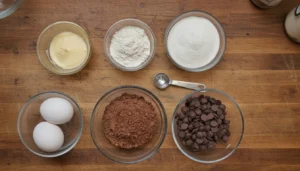 Brownie na air fryer – Passo 1