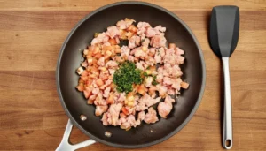Bruschetta de linguiça – Passo 5