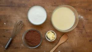 Calda de chocolate com leite condensado – Passo 1