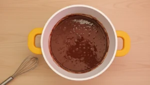 Calda de chocolate com leite condensado – Passo 2