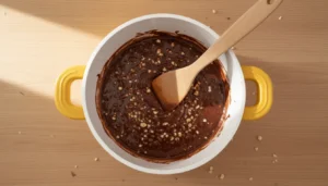 Calda de chocolate com leite condensado – Passo 3