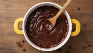 Calda de chocolate com leite condensado – Passo 4