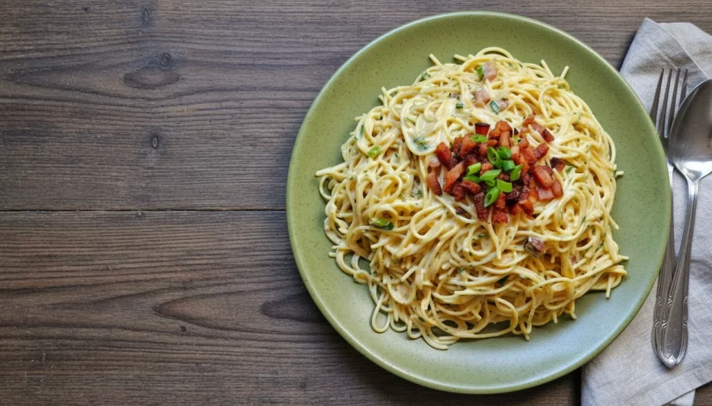 Carbonara com creme de leite – Destaque