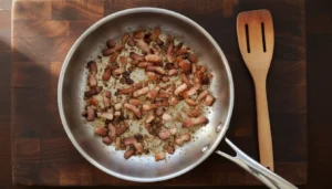 Carbonara com creme de leite – Passo 3