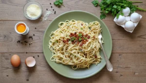 Carbonara com creme de leite – Passo 6