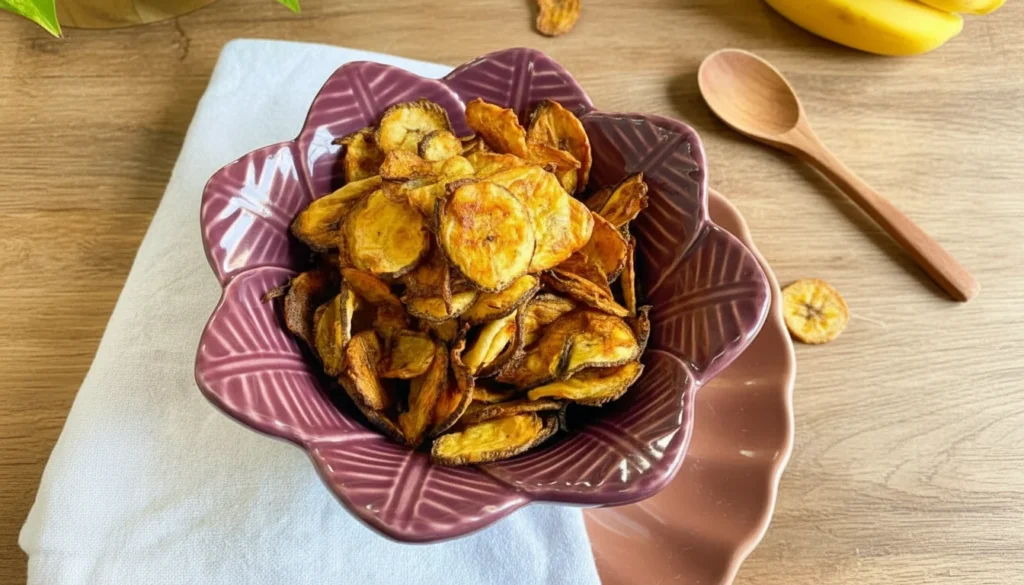 Chips de banana na air fryer – Destaque