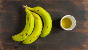 Chips de banana na air fryer – Passo 1