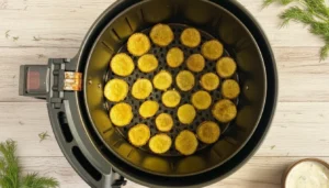 Chips de banana na air fryer – Passo 5