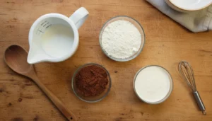 Chocolate quente com leite em pó – Passo 1