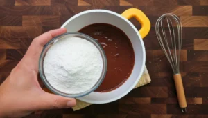 Chocolate quente com leite em pó – Passo 3