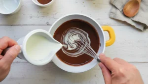 Chocolate quente com leite em pó – Passo 4