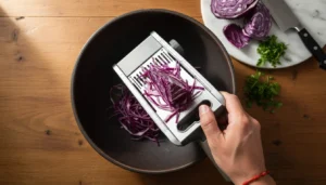 Chucrute de repolho roxo – Passo 2