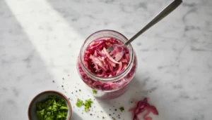 Chucrute de repolho roxo – Passo 7