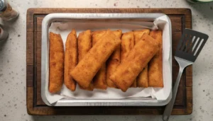 Cigarrete de presunto e queijo – Passo 12