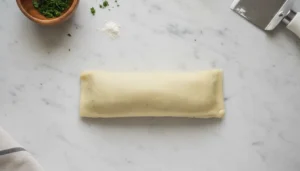 Cigarrete de presunto e queijo – Passo 7